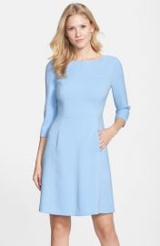 Vince Camuto Crepe A-Line Dress  Regular  amp  Petite    Nordstrom at Nordstrom